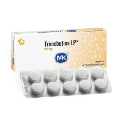 TRIMEBUTINA 300 MG 10 TABLETAS DE LIBERACION PROLONGADA MK