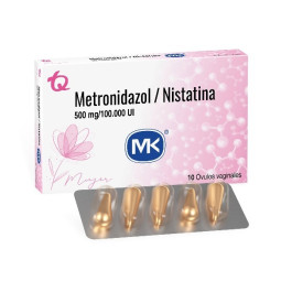 METRONIDAZOL NISTATINA 10 OVULOS MK