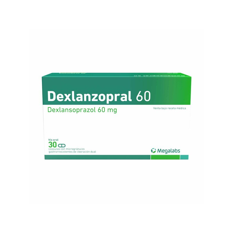 DEXLANZOPRAL 60 MG 30 CAPSULAS