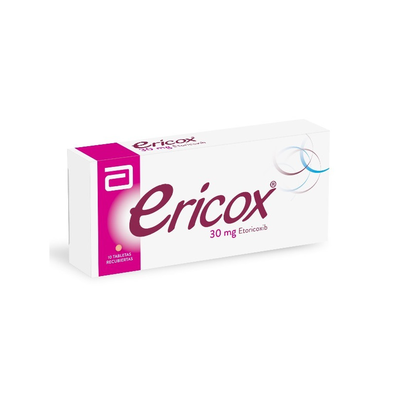 ERICOX 30 MG 10 TABLETAS RECUBIERTAS
