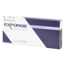 EXFORGE 5/160MG 28 COMPRIMIDOS CON CUBIERTA