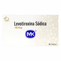LEVOTIROXINA 125 MCG 30 TABLETAS MK