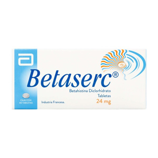 BETASERC 24 MG 40 TABLETAS