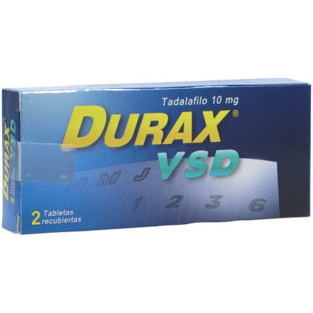DURAX VSD 10 MG 2 TABLETAS RECUBIERTAS