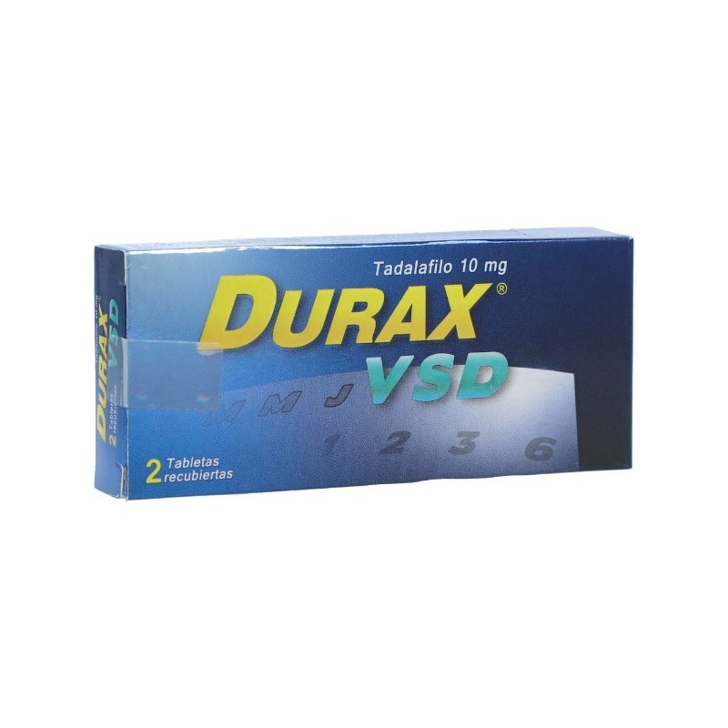 DURAX VSD 10 MG 2 TABLETAS RECUBIERTAS