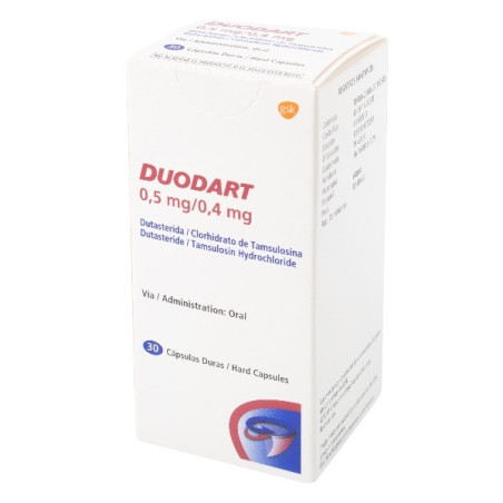 DUODART 0.5/0.4 MG 30 CAPSULAS DURAS