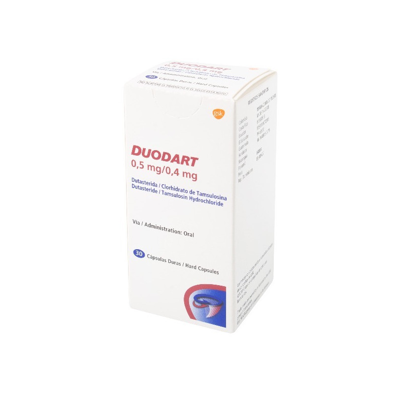DUODART 0.5/0.4 MG 30 CAPSULAS DURAS