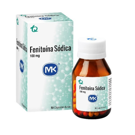 FENITOINA SODICA 100 MG 50 CAPSULAS DURAS MK