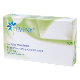 FEVENY 0.625 MG 28 TABLETAS RECUBIERTAS