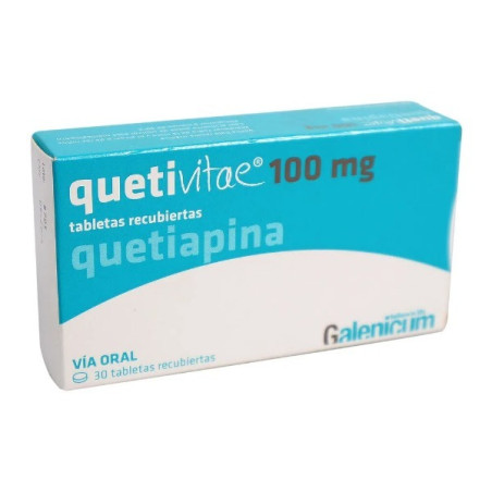 QUETIVITAE 100 MG 30 TABLETAS RECUBIERTAS
