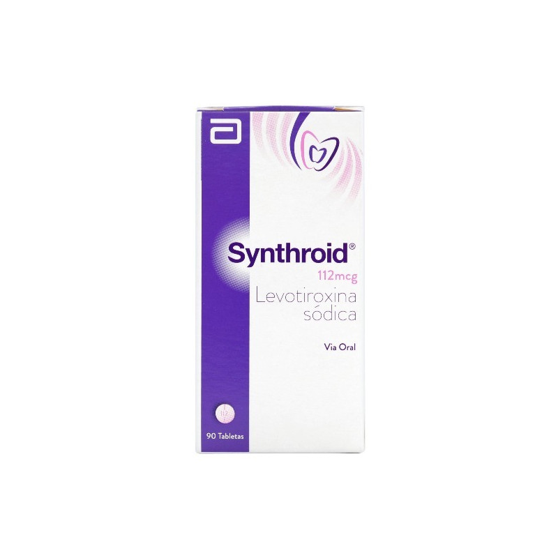 SYNTHROID 112 MCG 90 TABLETAS