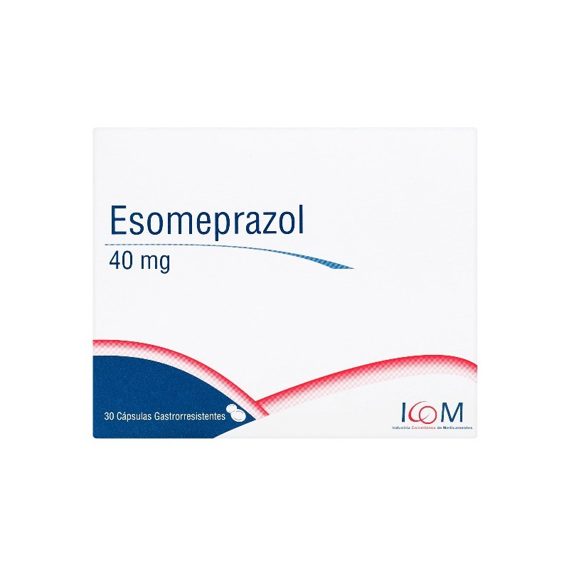 ESOMEPRAZOL 40 MG 30 CAPSULAS GASTRORRESISTENTES ICOMPHARMA