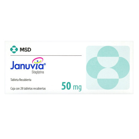 JANUVIA 50MG 28 TABLETAS RECUBIERTAS