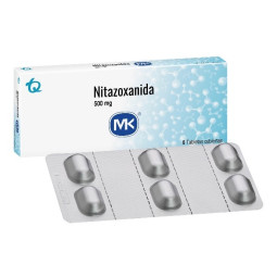 NITAZOXANIDA 500 MG 6 TABLETAS RECUBIERTAS MK