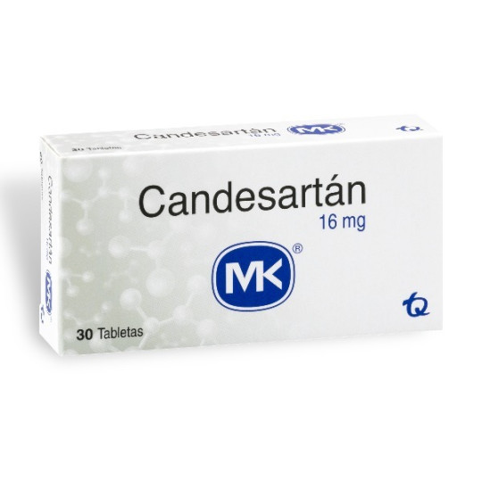 CANDESARTAN 16 MG 30 TABLETAS MK