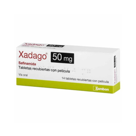 XADAGO 50 MG 14 TABLETAS RECUBIERTAS
