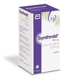 SYNTHROID 88 MCG 90 TABLETAS