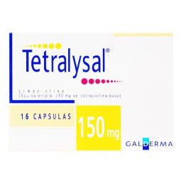 TETRALYSAL 150 MG 16 CAPSULAS