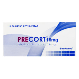 PRECORT 16 MG 14 TABLETAS RECUBIERTAS