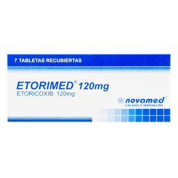 ETORIMED 120 MG 7 TABLETAS RECUBIERTAS