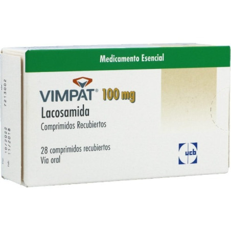 VIMPAT 100 MG 28 TABLETAS RECUBIERTAS