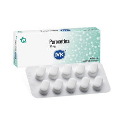 PAROXETINA 20 MG 30 TABLETAS CON CUBIERTAS RANURADAS MK