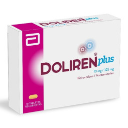 DOLIREN PLUS 10/325MG 10 TABLETAS RECUBIERTAS