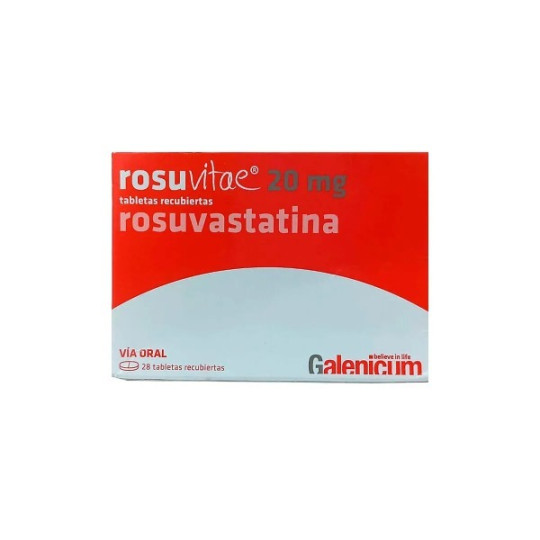 ROSUVITAE 20 MG 28 COMPRIMIDOS RECUBIERTAS