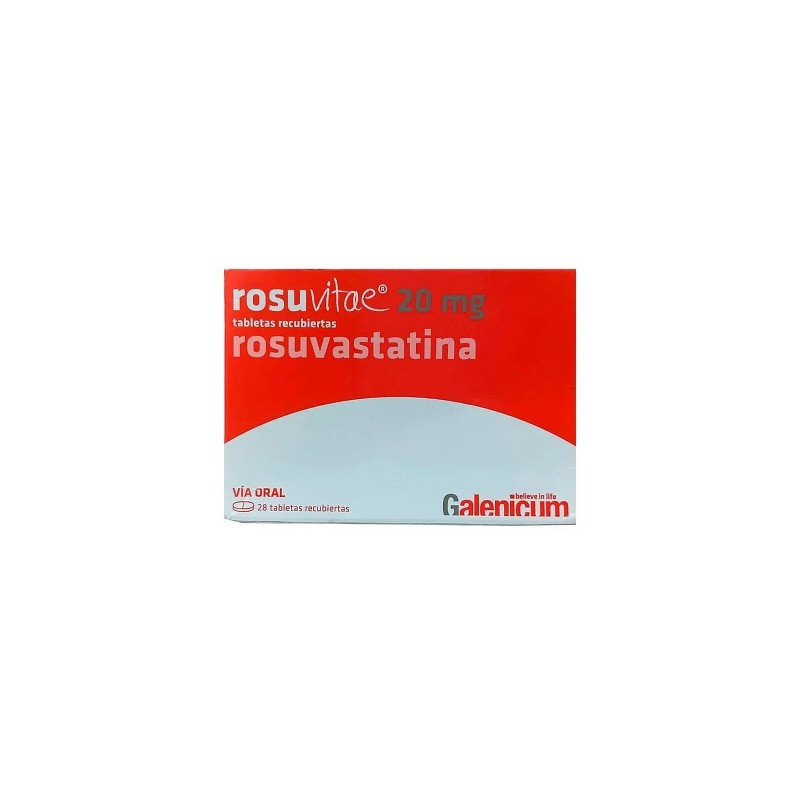 ROSUVITAE 20 MG 28 COMPRIMIDOS RECUBIERTAS