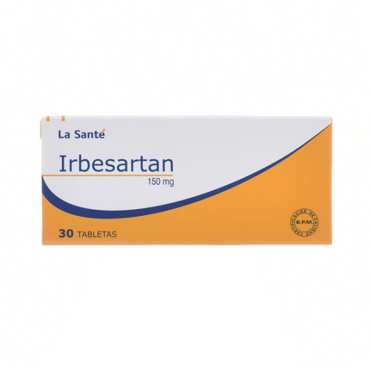 IRBESARTAN 150 MG 30 TABLETAS LA SANTE