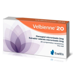 VELBIENNE 20 2/2MG 28 COMPRIMIDOS RECUBIERTOS