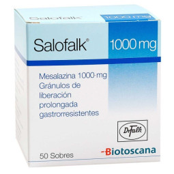 SALOFALK 1000 MG 50 SOBRES