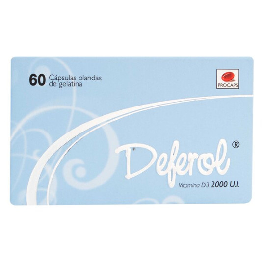 DEFEROL 2000 UI 60 CAPSULAS BLANDAS