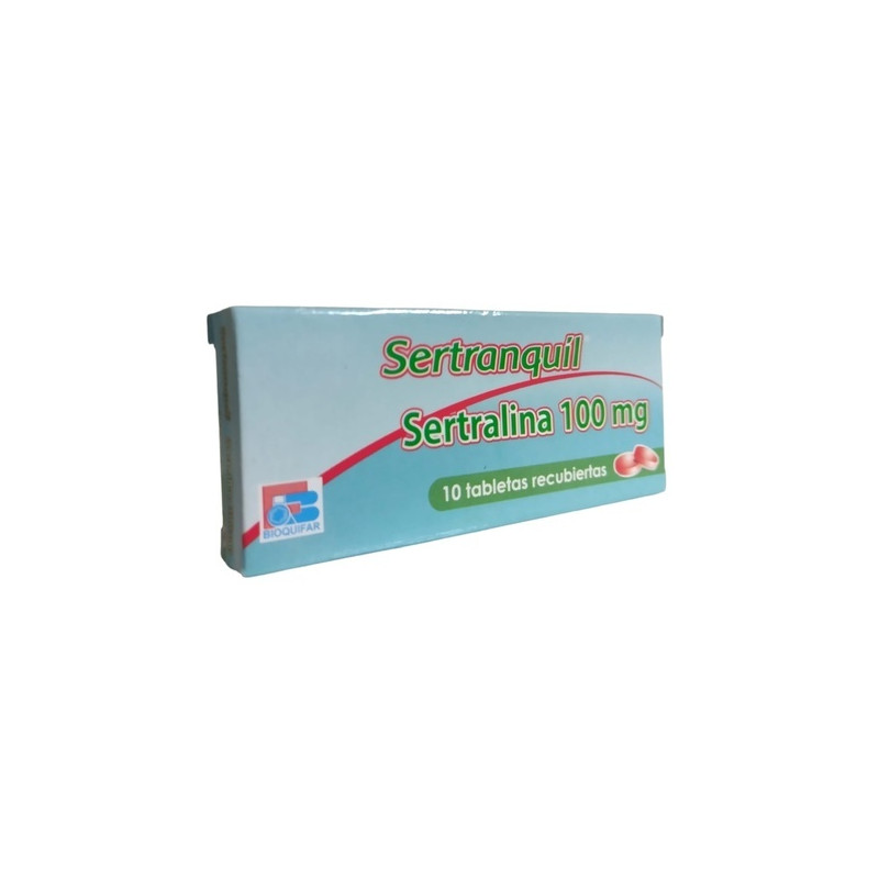 SERTRANQUIL 100 MG 10 TABLETAS RECUBIERTAS
