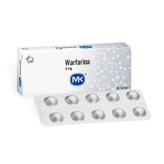 WARFARINA 5 MG 30 TABLETAS MK