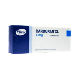 CARDURAN XL 4 MG 30 TABLETAS