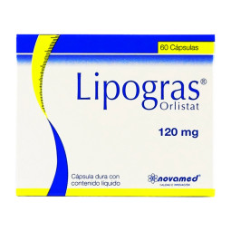 LIPOGRAS 120 MG 60 CAPSULAS DURAS
