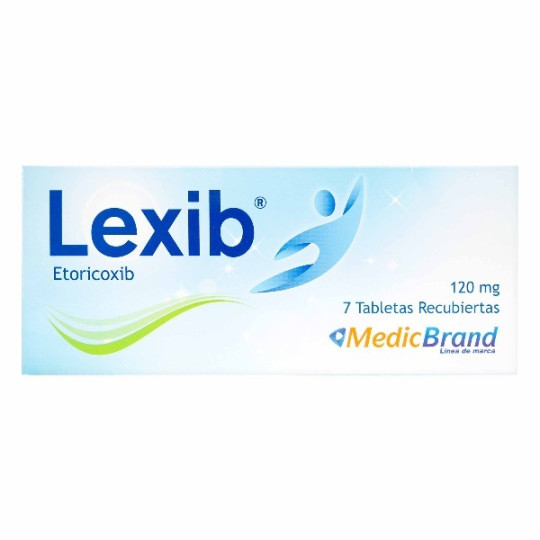 LEXIB 120 MG 7 TABLETAS