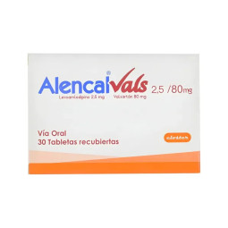ALENCAL VALS 2.5/80MG 30 TABLETAS