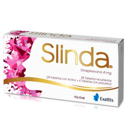 SLINDA 4 MG 28 TABLETAS RECUBIERTAS