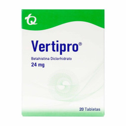VERTIPRO 24 MG 20 TABLETAS