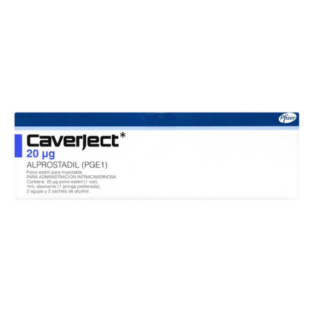 CAVERJECT 20 MCG 1 AMPOLLA