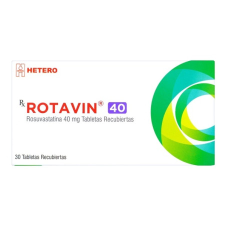 ROTAVIN 40 MG 30 TABLETAS RECUBIERTAS