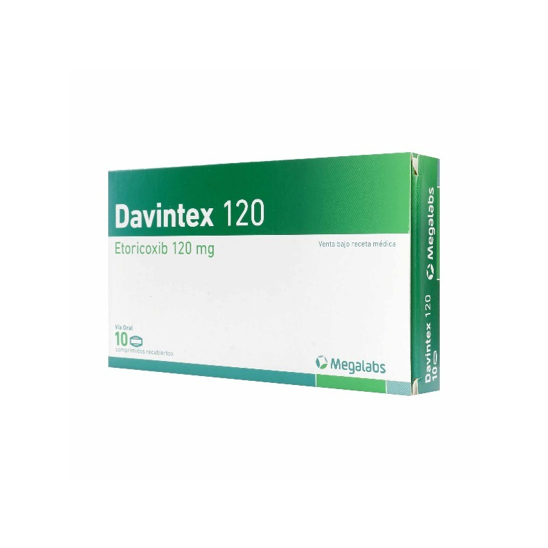 DAVINTEX 120 MG 10 COMPRIMIDOS RECUBIERTOS