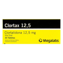 CLORTAX 12.5 MG 30 TABLETAS