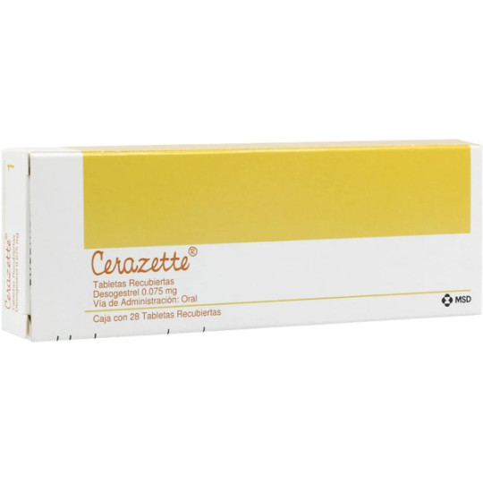 CERAZETTE 0.075 MG 28 COMPRIMIDOS