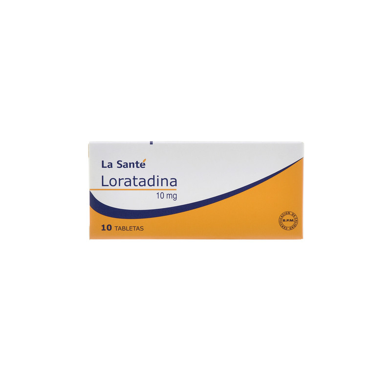 LORATADINA 10 MG 10 TABLETAS LA SANTE