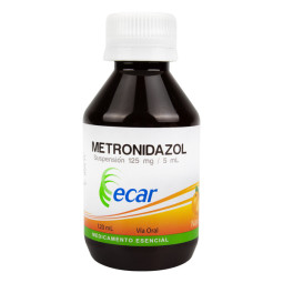 METRONIDAZOL SUSPENSION 125MG/5ML 120 ML ECAR