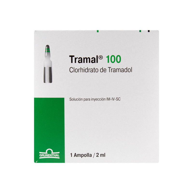 TRAMAL 100 MG 1 AMPOLLA 2 ML