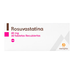 ROSUVASTATINA 40 MG 30 TABLETAS MEMPHIS